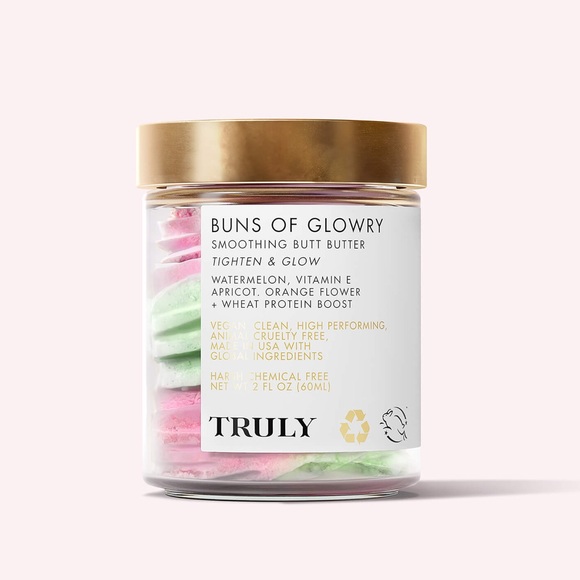 NEW Truly Buns of Glowry - Tighten & Glow Smoothing Butt Butter - Picture 1 of 5